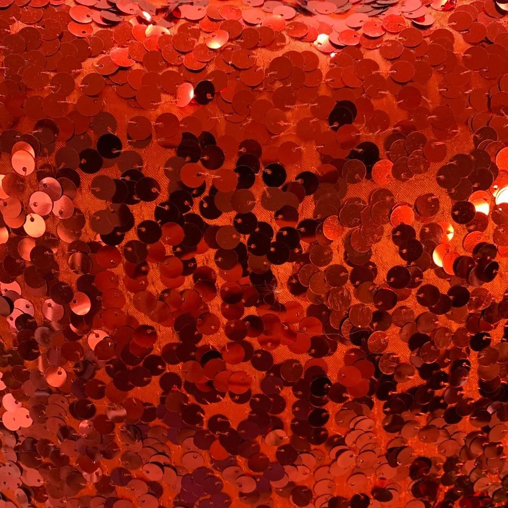 Red Sequin Pillow
